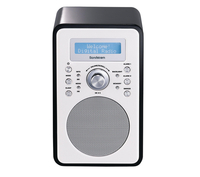 Sandstrom S7BTD12 DAB Bluetooth Radio - Black & White,  Black