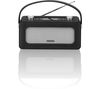 Sandstrom SDABXBL13 Portable DAB Radio - Black Leather,  Black