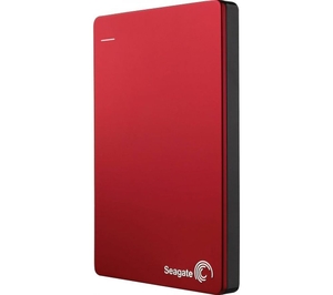 SEAGATE Backup Plus Portable Hard Drive - 2 TB,  Red,  Red