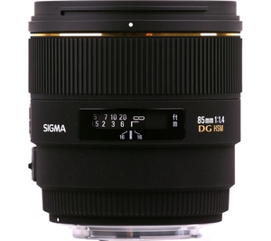 SIGMA 85 mm f/1.4 EX DG HSM Standard Prime Lens - for Nikon