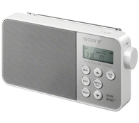 Sony XDRS40DBPW Portable DAB+ Clock Radio - White,  White