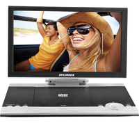 SYLVANIA SDVD1256 Portable DVD Player - Black & White,  Black