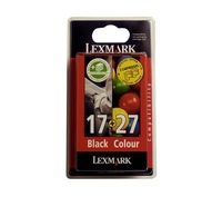 17 Tri-colour & 27 Black Ink Cartridges - Twin Pack,  Black