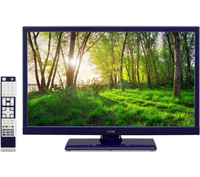 24" Logik L24HEDN14 LED TV with Built-in DVD Player - Blue,  Blue