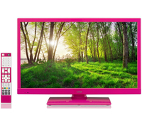 24" Logik L24HEDP14 LED TV with Built-in DVD Player - Pink,  Pink