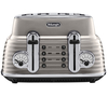 DELONGHI Scultura CTZ4003BG 4-Slice Toaster - Champagne,  Brown