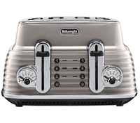 DELONGHI Scultura CTZ4003BG 4-Slice Toaster - Champagne,  Brown