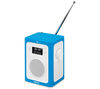 Goji Smoothie GBTDABN14 Portable DAB+ Bluetooth Radio - Blue & White,  Blue
