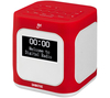 Goji Smoothie GCDABR14 DAB+ Clock Radio - Red & White,  Red