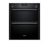 HB13NB621B Electric Double Oven - Black,  Black