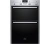 iQ100 HB43MB5 Electric Double Oven - Stainless Steel,  Stainless Steel
