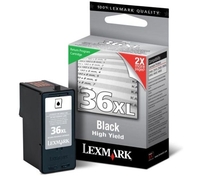 LEXMARK 36XL Black Ink Cartridge,  Black