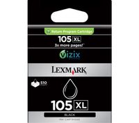 Lexmark 105XL Black Ink Cartridge,  Black