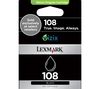 Lexmark 108 Black Ink Cartridge,  Black
