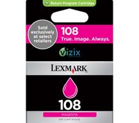 Lexmark 108 Magenta Ink Cartridge,  Magenta