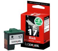 Lexmark 17 Black Ink Cartridge,  Black