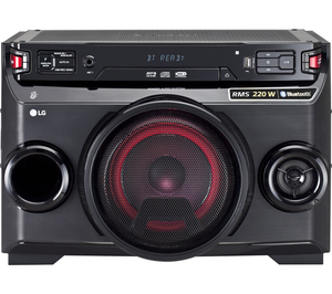 LG LOUDR OM4560 Wireless Megasound Hi-Fi System - Black,  Black