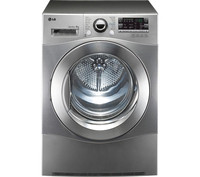 LG RC8055EH2M Heat Pump Tumble Dryer - Steel