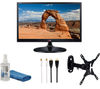 LG 24MS53V Smart 24" LED TV with LOGIK LBRKIT-12 Small Screen TV Starter Kit