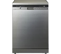 Lg D1484CF TrueSteam Full-size Dishwasher - Brushed Steel,  Brushed Steel