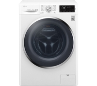 LG F4J6TN2W NFC 8kg 1400 Spin Washing Machine - White,  White