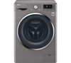 LG F4J7VY2S Smart 9kg 1400 Spin Washing Machine - Shine Steel