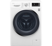 LG FH4U2JCN2 Smart 10kg 1400 Spin Washing Machine - White,  White