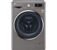 LG FH4U2JCN8 Smart 10kg 1400 Spin Washing Machine - Graphite,  Graphite