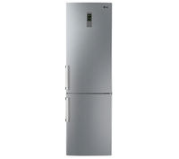 LG GB5240AVCW Fridge Freezer - Brushed Steel,  Brushed Steel