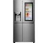 LG GSX960NSAZ Smart Fridge Freezer - Platinum Steel,  Cream