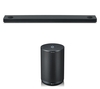 LG SK10Y 5.1.2 Wireless Sound Bar with Dolby Atmos & ThinQ WK7 Voice Controlled Speaker Bundle - Black,  Black