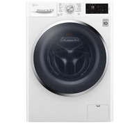 LG Washer Dryer F4J6AM2W NFC 8kg - White,  White