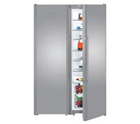 Liebherr SBSESF7212 American-Style Fridge Freezer - Stainless Steel,  Stainless Steel