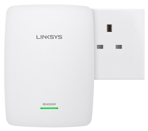 LINKSYS RE4000W-UK WiFi Range Extender - N600,  Dual Band