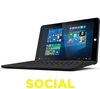 LINX 1010B 10.1" Tablet & Keyboard - 32 GB,  Black,  Black