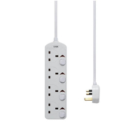 LOGIK L4WSEL13 4-Way Extension Cable