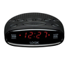 LOGIK LCRA14 Analogue Clock Radio - Black,  Black