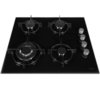 LOGIK LGHOBG16 Gas Hob - Black,  Black