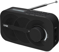 LOGIK LRBDAB14 Portable DAB Radio - Black,  Black