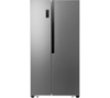 LOGIK LSBSX16 American-Style Fridge Freezer - Silver,  Silver