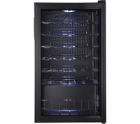 LOGIK LWC34B15 Wine Cooler - Black,  Black