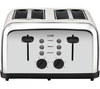 LOGIK L04TC14 4-Slice Toaster - Silver & Cream,  Silver