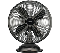 LOGIK L12DFGM17 12" Desk Fan - Gun Metal