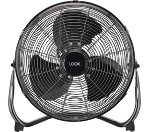 LOGIK L14FFGM18 14" Floor Fan - Gun Metal
