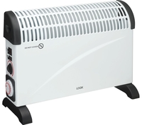 LOGIK L20CHTW18 Portable Hot & Cool Convector Heater - White & Black,  White