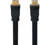LOGIK L2FHDMI15 Flat HDMI Cable - 2 m,  Gold