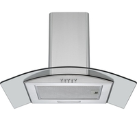 LOGIK L60CHDG17 Chimney Cooker Hood - Stainless Steel & Glass,  Stainless Steel