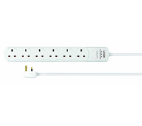 Logik L6WSPEL13 6-Way Extension Cable with Surge Protection