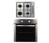 LOGIK LBFANX12 Electric Oven & LGHOBX12 Gas Hob - Stainless Steel,  Stainless Steel