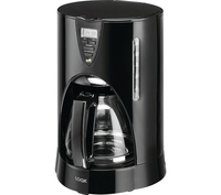 LOGIK LC12DCB17 Filter Coffee Machine - Black,  Black